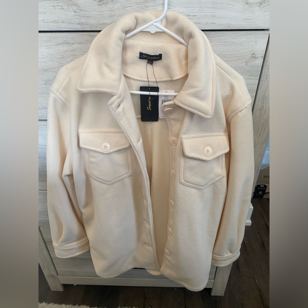 Cream shacket!